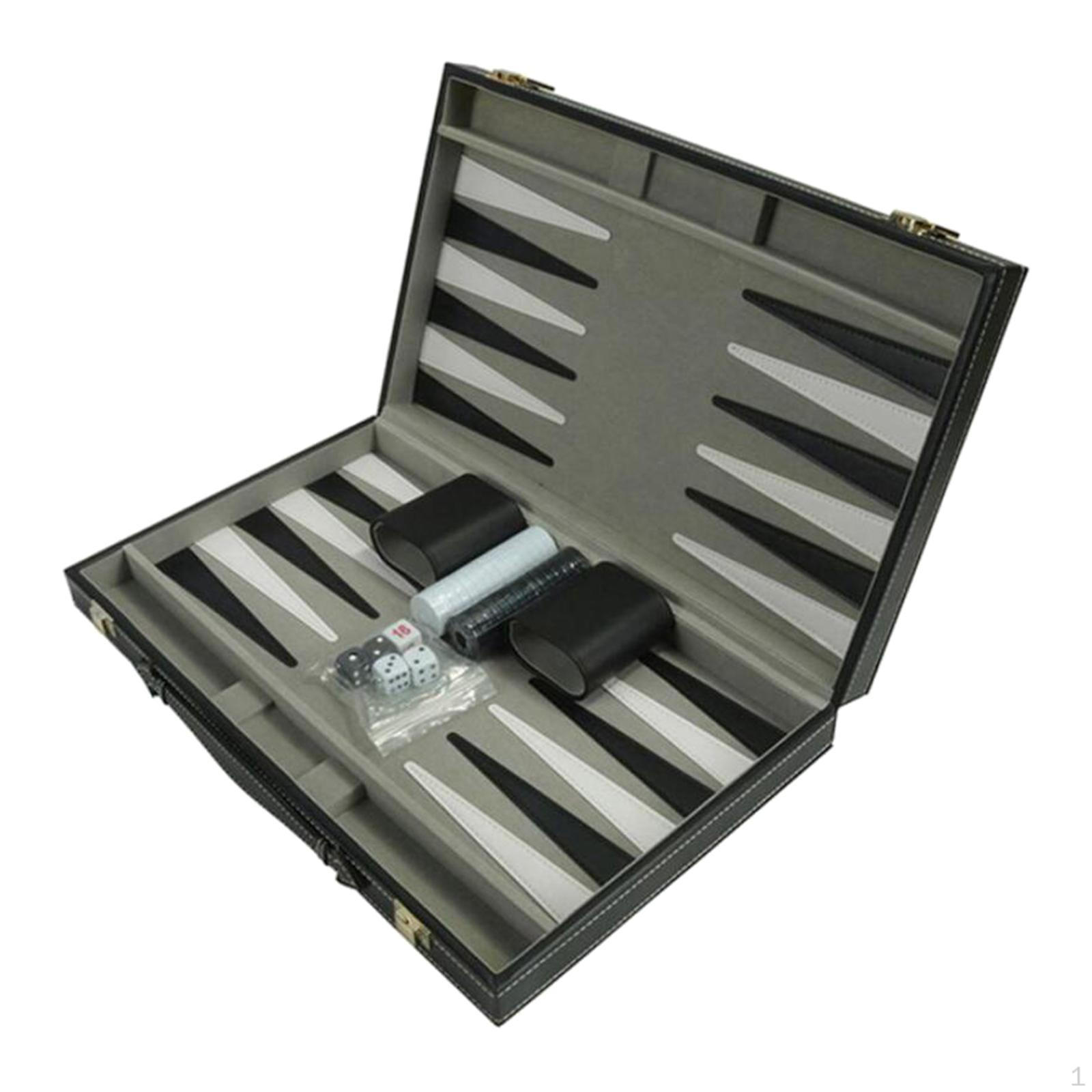 Premium Medium 15 Inch Folding Backgammon
