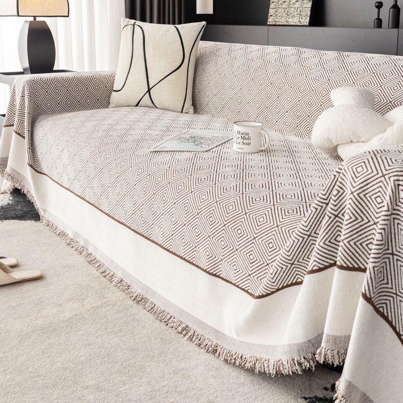 

Цельный четырехсезонный универсальный чехол для диванного полотенца, новый однотонный высококачественный чехол для диванной подушки, универсальное одеяло 180*130cm