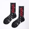 Men Spring Street Hip Hop Camo Cotton Comfortable Breathable Skateboard Mid Tube Socks