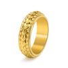 Men's Dragon Scale Ring Vintage Stainless Steel Spinner Ring New
