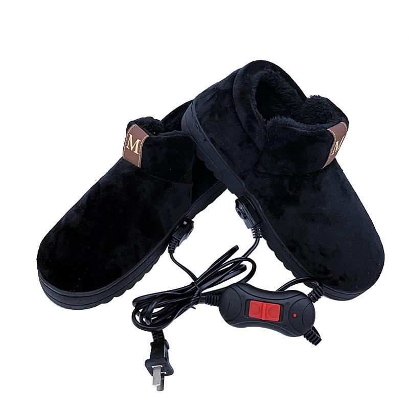 Damen Beheizbare Hausschuhe zum Gehen - Wiederaufladbare Winter Büro Fußwärmer