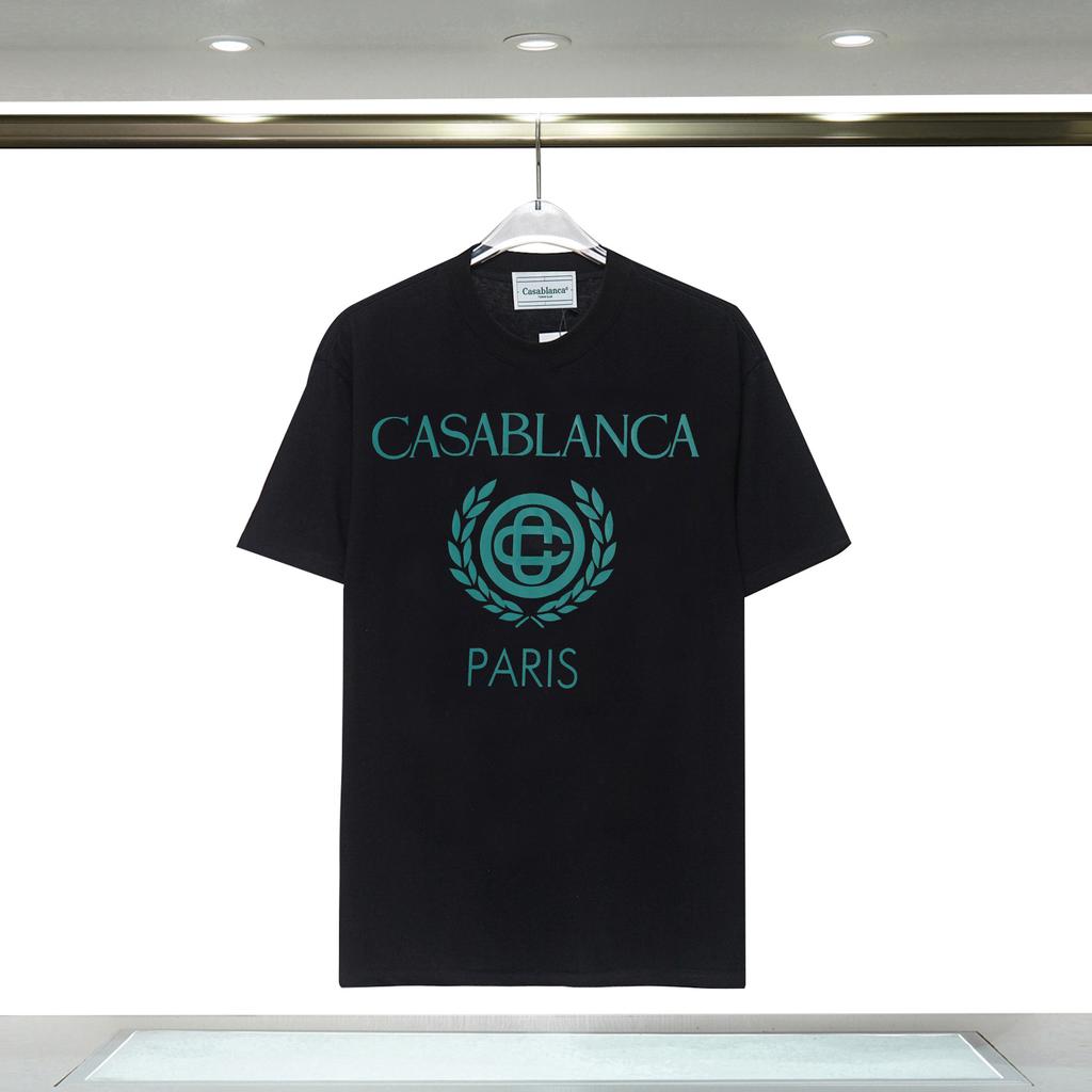 Cross-border Casablanca Summer New Casablanca Letter Logo Printed Loose Short-sleeved T-shirt