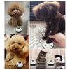New Pet Toy Training Bell (white (white + Black Button))