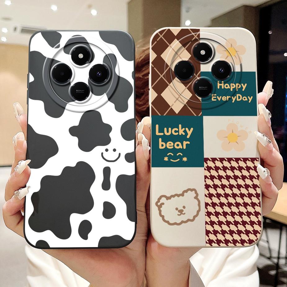 Für Xiaomi Poco C75 Hülle Stilvolle Kunstbemalte Abdeckung Weiche Silikon Stoßfeste Handyhülle Für Xiaomi Poco C75 PocoC75 Fundas Bumper