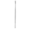Ear Spoon Double Head Stainless Steel Ergonomic Design Relieve Itching Glossy Rounded Spiral Spring Ear Pick