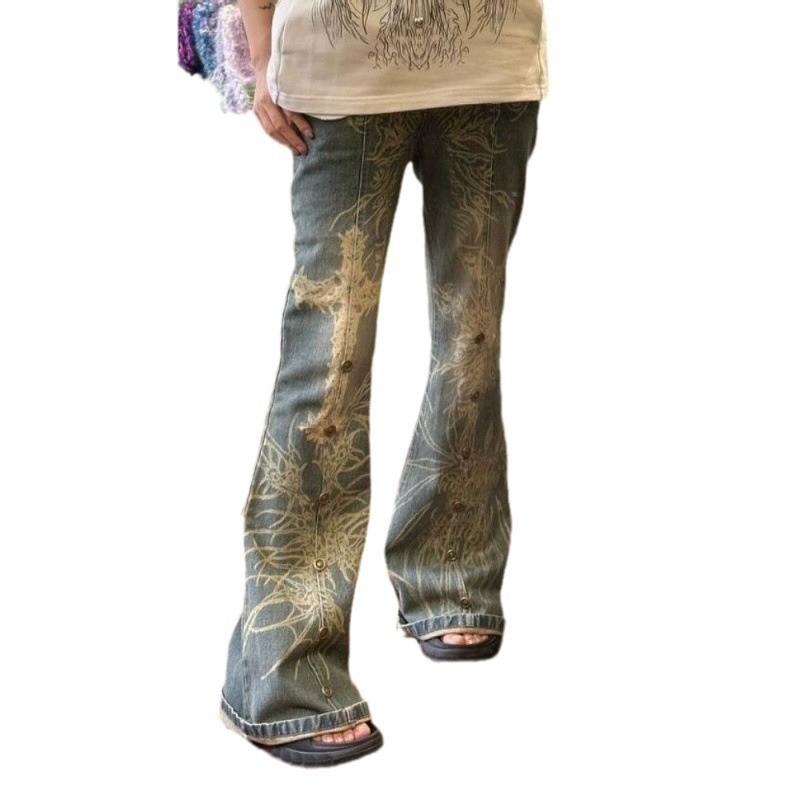 

Модные женские узкие джинсы, прямые повседневные брюки с высокой талией L синий