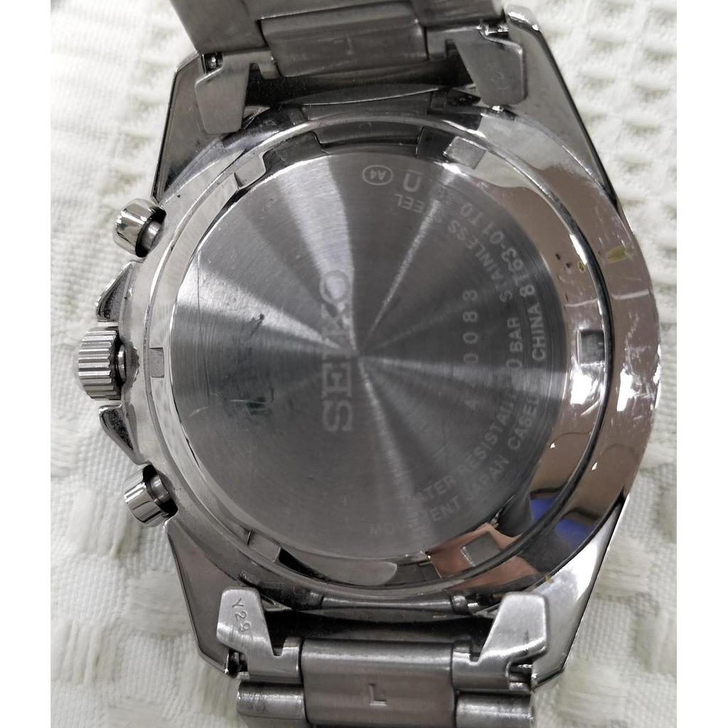 Used SEIKO 8T63-01T0 watch