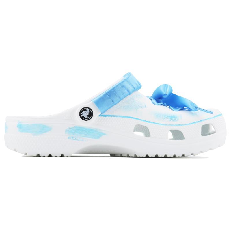 Crocs Classic clog Blue Dream Ballet SDS Ballet Sweet Girl Cute Cartoon Home Casual Beach Hole Shoes Unisex White