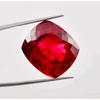 22 Ct Natural Burmese Ruby Blood Red Cushion Cut Certified Loose Gemstone