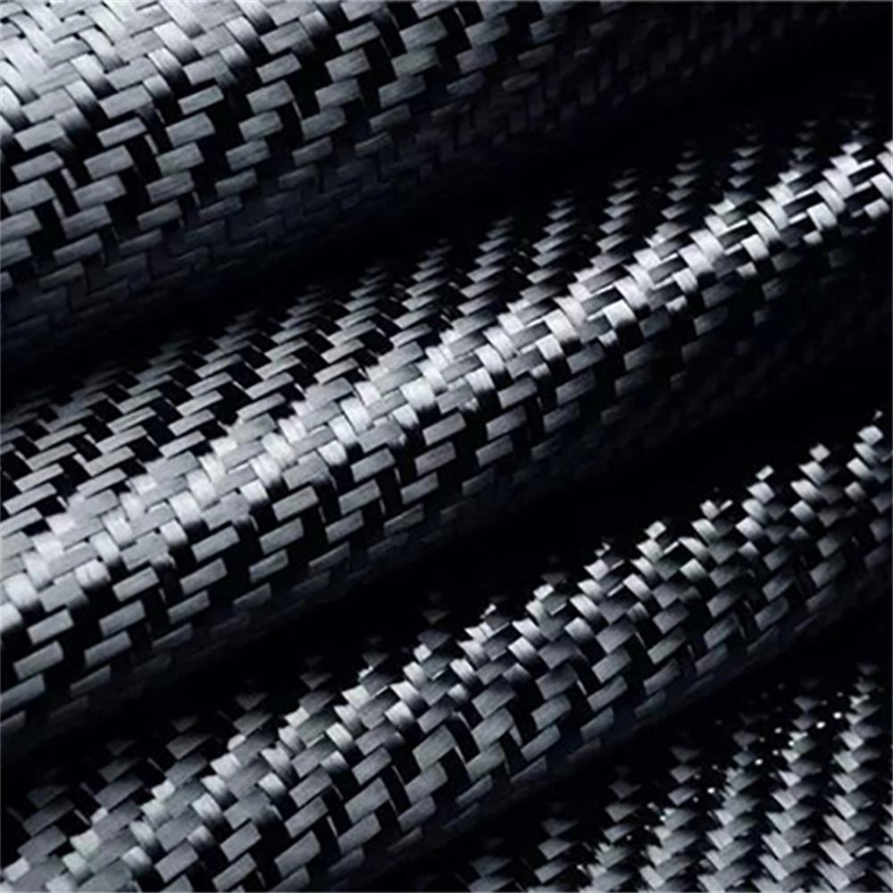 12"× 60" Real Carbon Fiber Fabric 3K 220Gsm 2X2 Twill Weave Cloth Black