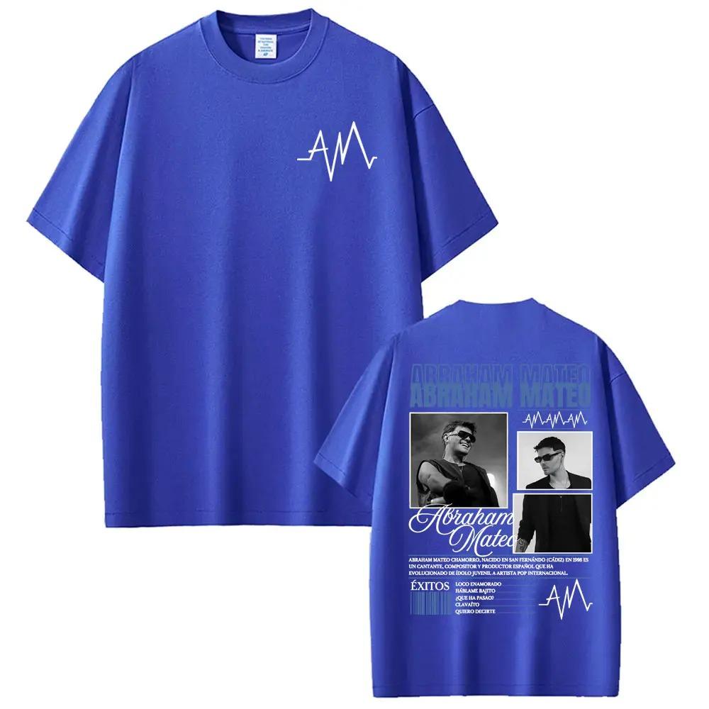 Rapper Abraham Mateo Insomnio 2026 Tour TShirt Men Women Harajuku Vintage Hip Hop Cotton Comfort Short Sleeve Tshirts