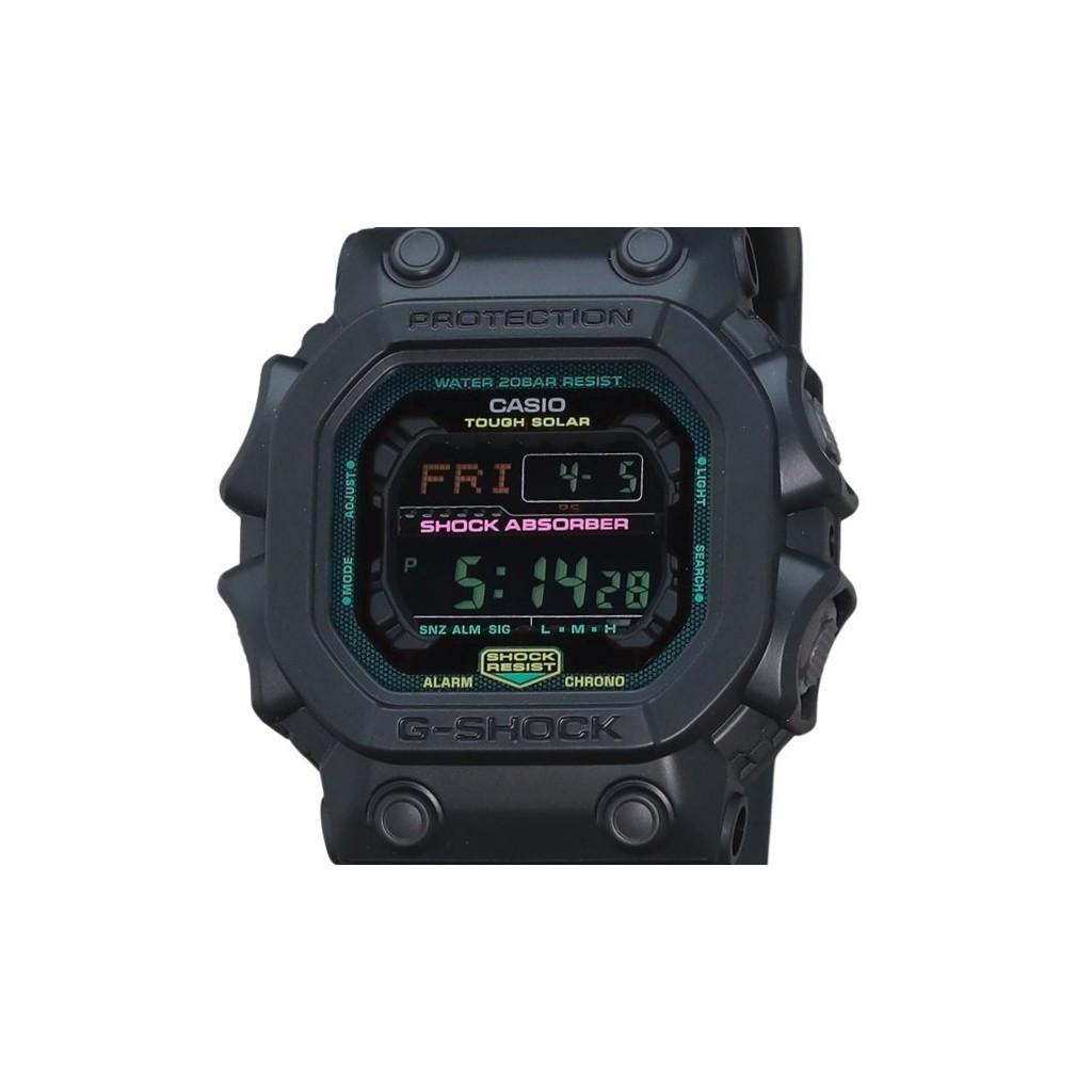 Casio Montre G-Shock Digital avec bracelet en résine multifluorescente Tough Solar GX-56MF-1 200M pour homme