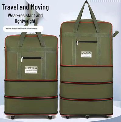 Expandable Large Capacity Foldable Travel Luggage with Universal Wheels (158 Cm)