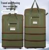 Expandable Large Capacity Foldable Travel Luggage with Universal Wheels (158 Cm)