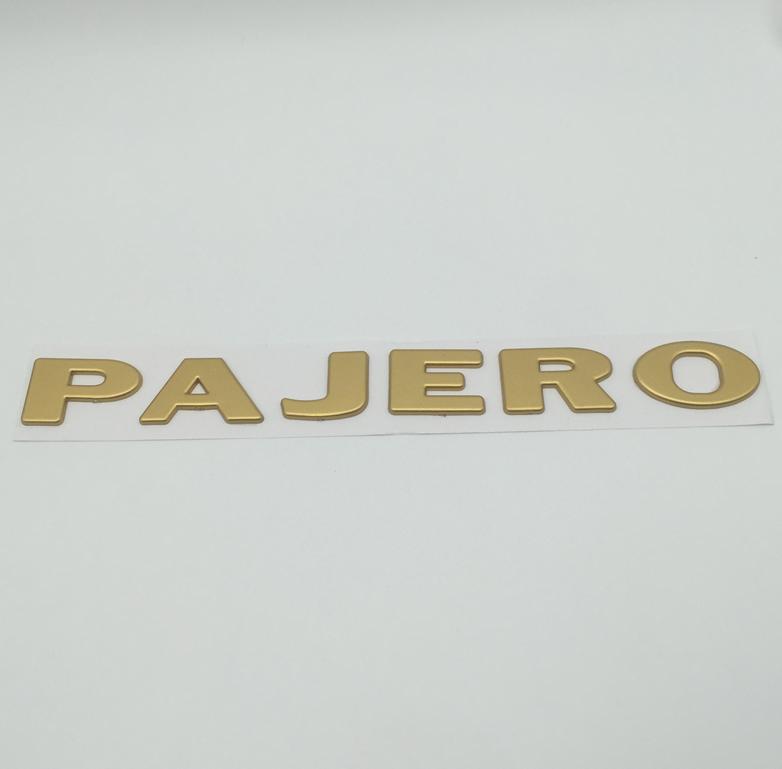 1pcs for Mitsubishi LANCER L200 EVOLUTION PAJERO OUTLANDER car Letter Emblem Rear tail trunk Decals badge sticker Decal styling