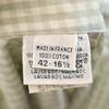 HERMES Made in France Old Check Pattern Long sleeve Button down shirt 42 Men's Used