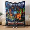 Name Custom Thunderdome Print Flannel Blanket High Quality Warm Comfortable Cover for All Seasons Perfect for Gifts Home Decor
