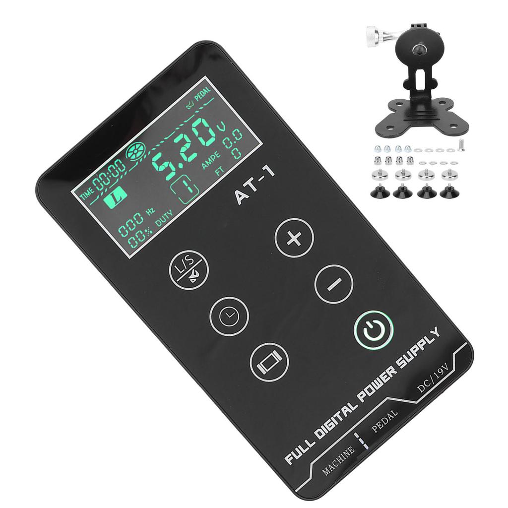 Multifunctional Tattoo Power Supply LCD Touch Screen Tattoo Machine Power Supply 100‑240VUS Plug