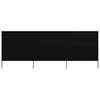 3 Piece Windscreen Mesh 400 X 120 Cm Black