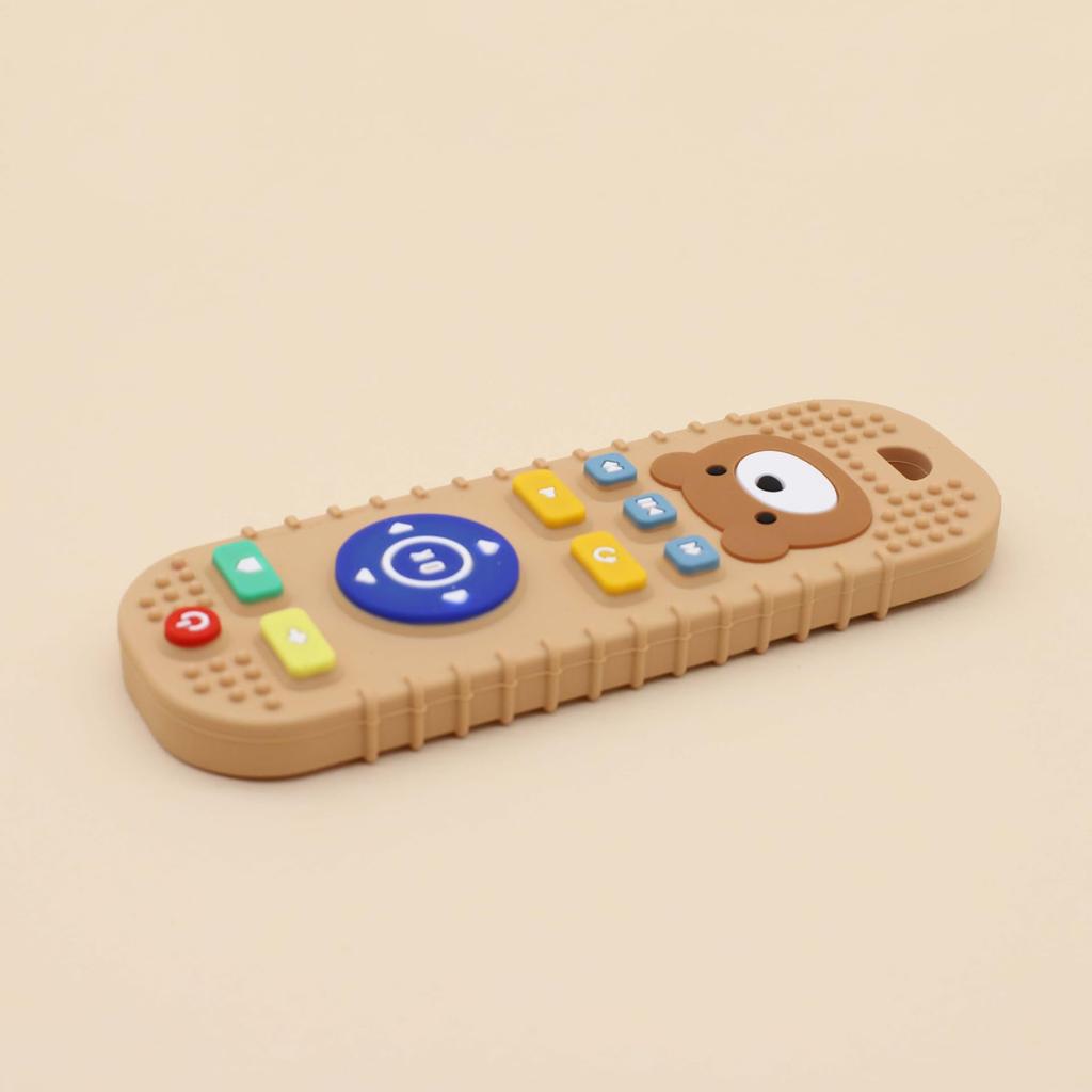 Shinse Teething Toy with Remote First Chew Sensory Safe Easy To Baby Suitable for Ages 3 Months and 0 Years Control, Baby/Newborn Toy, Food-Grade