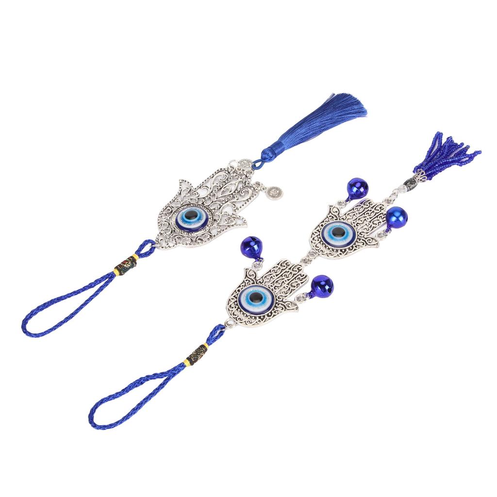 2PCS Blue Eye Hanging Ornament Fashionable Beautiful Exquisite Blue Eye Decoration for Car Home