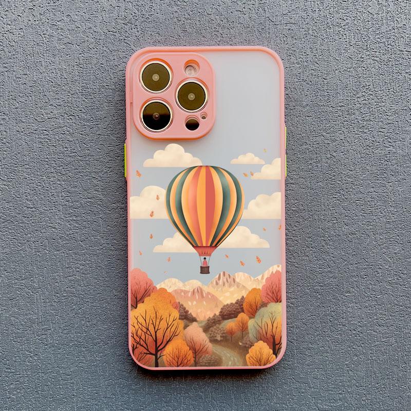Leaves Autumn Forest House Phone Case for iPhone 12 13 Mini 11 14 15 16 Plus Pro Max 7 8 SE 2020 X XS XR Protective Phone Cover