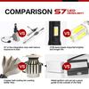 S7 Car LED Headlight Braid Radiating 12000LM Lamp H1 H3 H27 H7 H11 HB3 HB5 9006 H4 H13 HB1