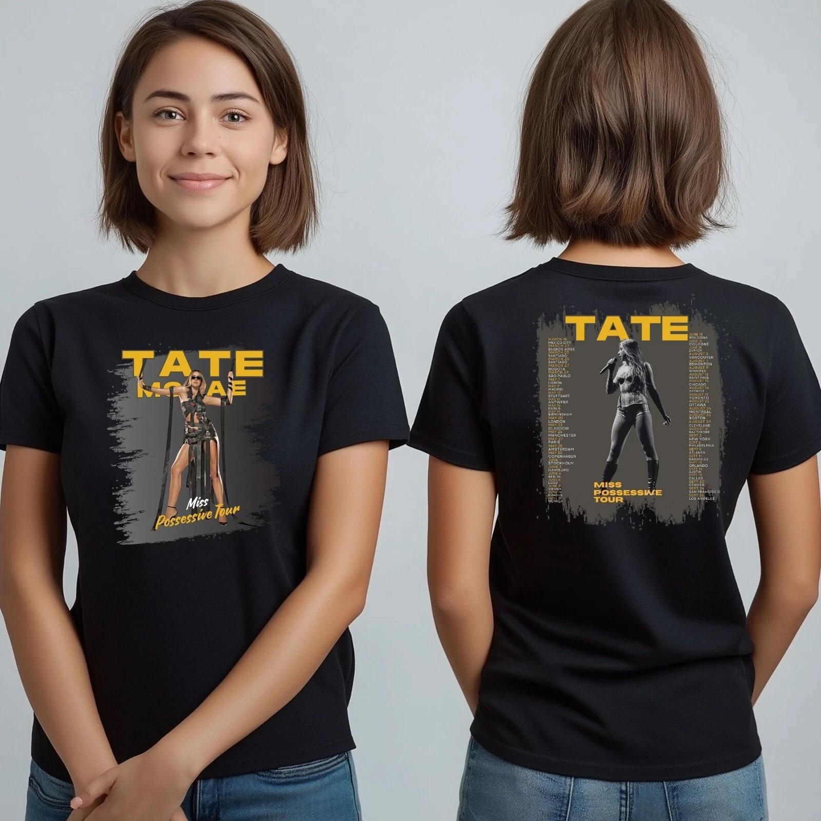 Tate McRae T-Shirt,Tate McRae front & back tour tshirt,  Tate McRae concert gift S