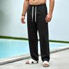 Men's Straight Leg Wide Leg Sweatpants Casual Joggers with Soft Drape for Sports and Lounging