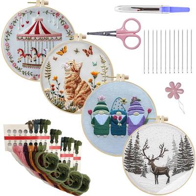 Neues DIY Weihnachtsstick-Set - Handgefertigtes Set