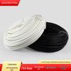 High-Temperature Flame-Retardant Silicone Rubber Insulating Tube with Fiberglass Coating