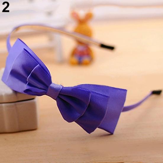 Girl Lovely Big Bowknot Ribbon Hair Accessory Headband Bow Head Band Headpiece