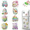 8pcs Easter 2D Acrylic DIY Diamond Art Fridge Magnet Kit Magnetic Diamond Art Decor for Beginners Gifts Home Car Garage Decors
