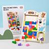 3D Stereoscopic Tetris Puzzle Blocks: Multi-functional Wooden Board Game for Parent-Child Interaction.