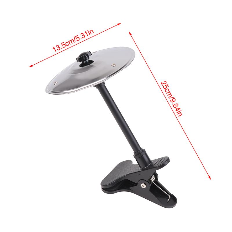 Desktop Crash Cymbal Musical Saucer Car Crash Cymbal Alloy Crash Drums Cymbal Drum Mini Drum Easy To Install Clip-On