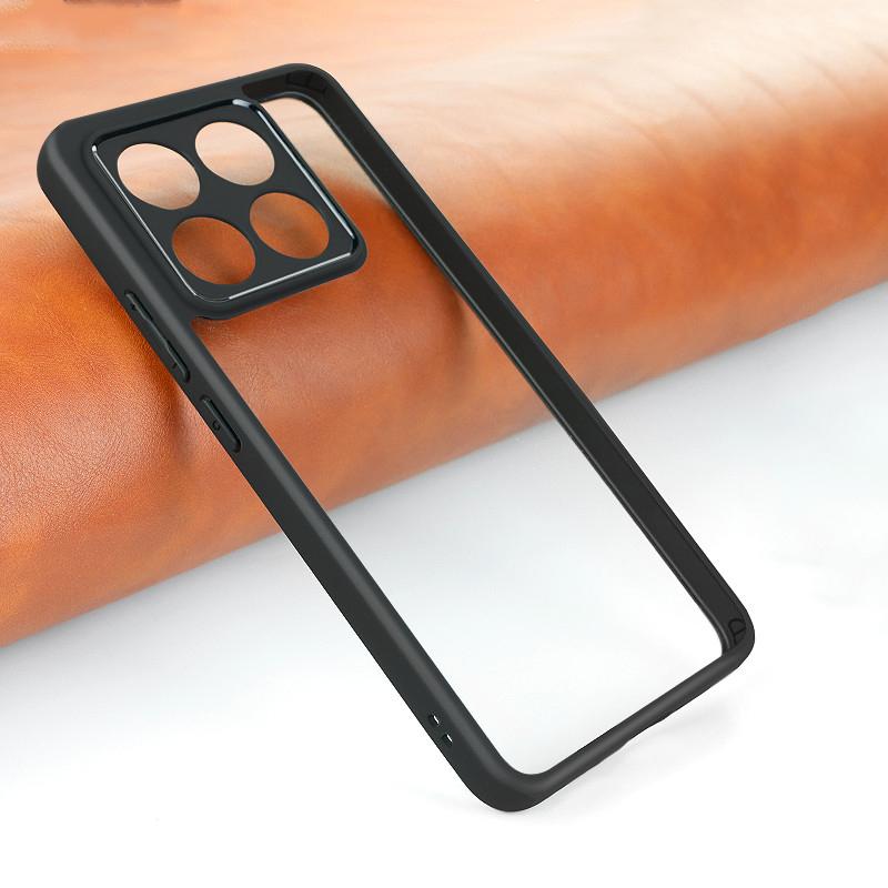 

Для Xiaomi 14T Чехол Xiaomi Mi 14T Чехол TPU Рамка Пластиковый Бампер Щит Защитные Задние Чехлы для Телефона Для Xiaomi 14T Pro Funda For Xiaomi 14T чёрный