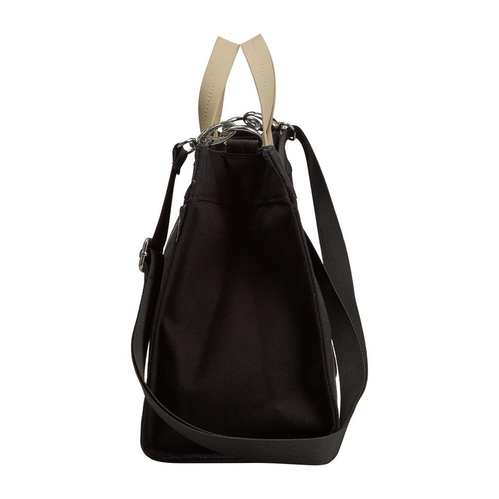 2WAY Tote Bag Handbag M Size HAP6033 miffy B306 Black Silver Face [Hapitas] Women's