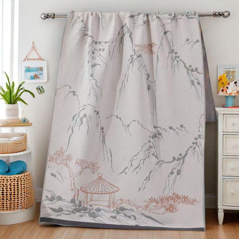 Bath Towel Cotton Extra Large Long Thick Quick Drying Towel Absorbent Soft Plush Towel Bathroom Towel Wrap Set