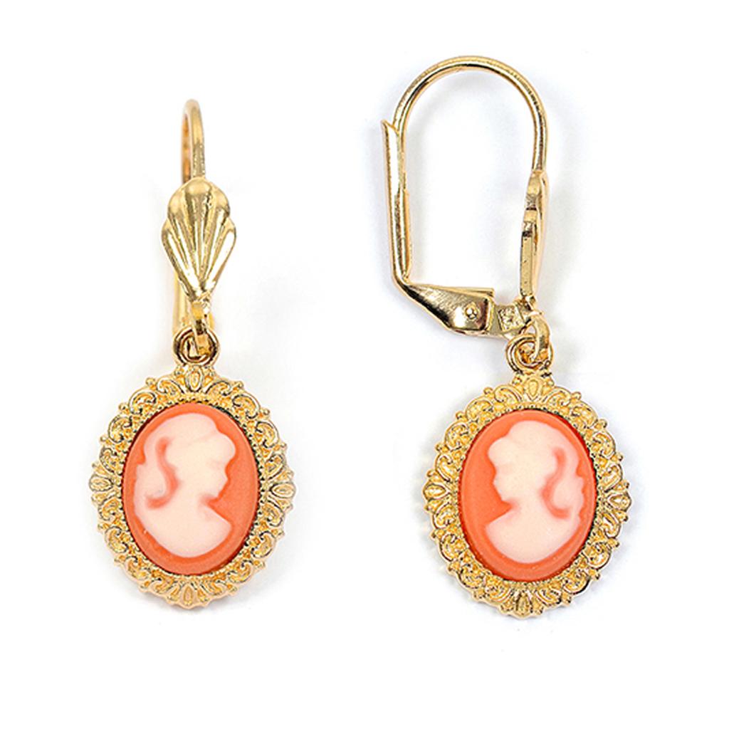Acquista Les Trésors De Lily [R3663] - Pendentif Plaqué Or 'Camée' noir