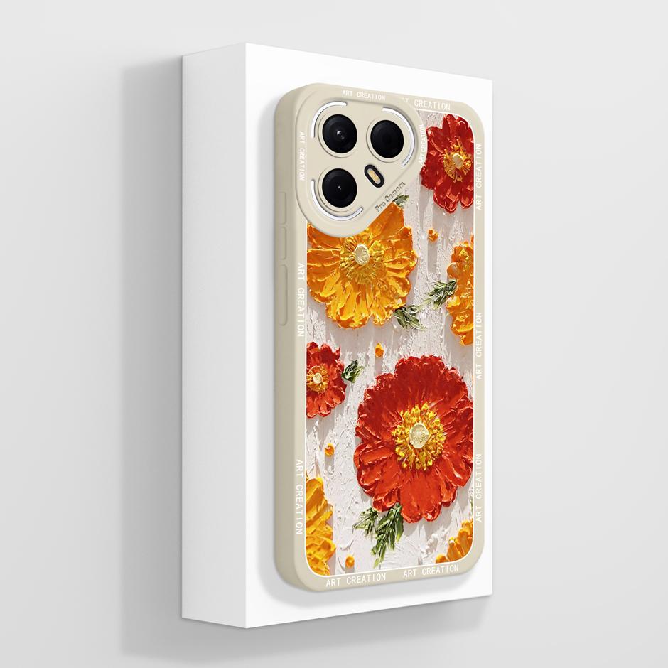 For Tecno Pova 7 Pro Ultra 4G 5G Case Pretty Flowers Silicone Protective Cover For TecnoPova7 Pro 7Ultra Anti Drop Funda Bumper