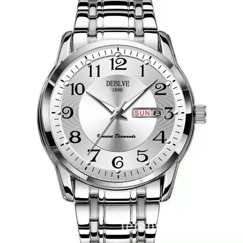 Swiss Automatic Movement Watch Multi-Function Fashion Week Calendar Waterproof Luminous Watch Men'S Non-Mechanical