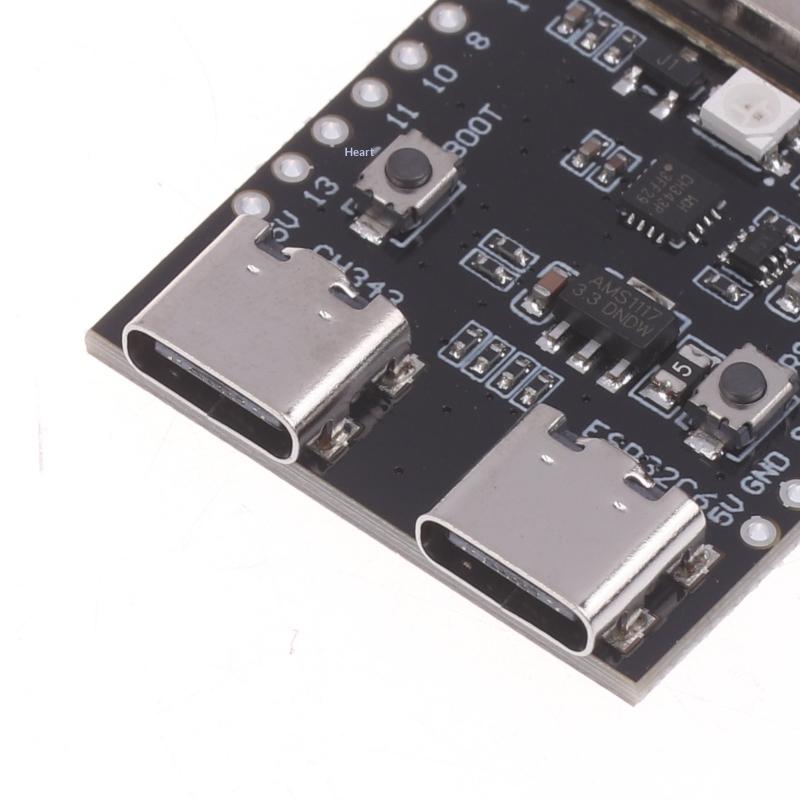 1 Set Wifi6 Bluetooth-Compatible For Arduino Zigbee Nano Esp32-C6-N4 Development Board Esp32-C6 Core Board