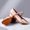 Salsa Tanzschuhe Damen niedriger Absatz 3cm Seide weiche Sohle Mädchen Modern Dance Schuhe Damen Übung geschlossene Zehen Kinder Tanzschuhe