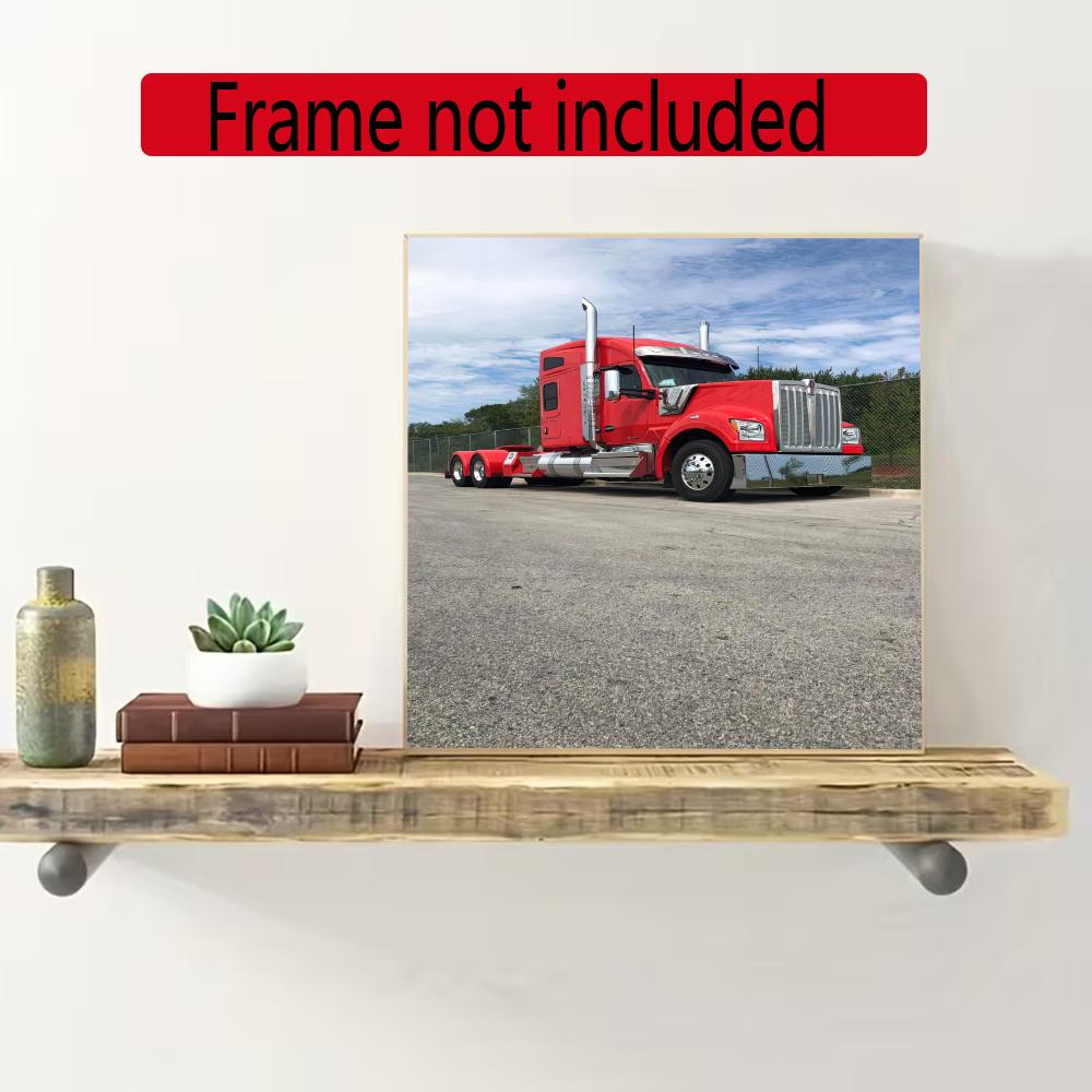 Kenworth 5D Diy Diamond Paintings Mosaic Wall Round Diamond Art Painting Kits Embroidery Crystal Accessories Frameless