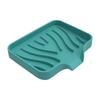 Silicone Soap Dish With , Bar Soap Holder For Shower,Bathroom And Kitchen Sink Organizer,Self Soap Tray
