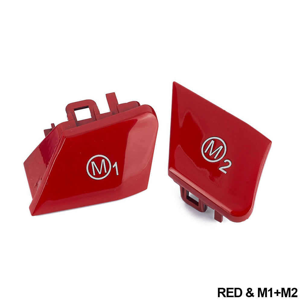 Steering Wheel M M1 M2 Button Switch Cover For BMW M3 M4 M5 M6 X5M X6M F80 F82 F83 F10 F06 F15 F16 & 3 Series E90 E92 E93 M3