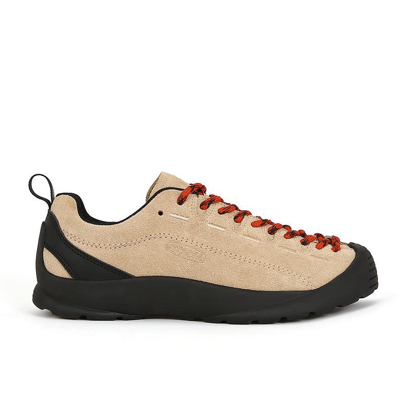 

Cowhide version Su Yinyin same outdoor hiking platform casual sports shoes leather color matching running shoes women s mountaineering shoes 40