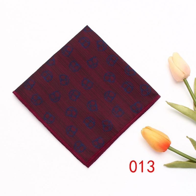 Men'S Business Suit Pocket Towel Pattern Wedding Chest Towel Handkerchief Banquet Small Square Towel Suit Accessories
