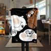 1pz Coperta in Flanella con Stampa We Bare Bears, Alta qualità Confortevole per Tutte le Stagioni, Decorazione per la Casa, Calore e Comfort, Perfetta per Regali di Natale244