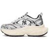 Winner Chunky Slip Resistant Abrasion Resistant Low Top Chunky Sneakers Unisex Silver Sneakers 3ASHWD15N-50IVS